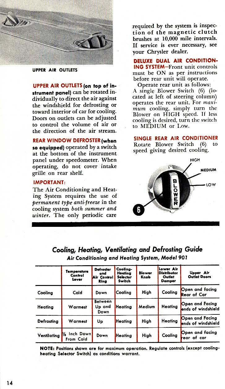 1958 Chrysler Imperial Owners Manual Page 11